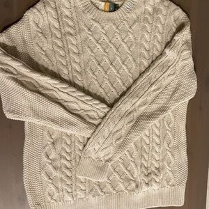 KITH CREWNECK CABLE SWEATER